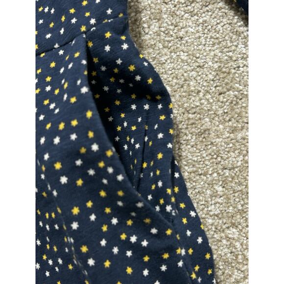Boden Ophelia Dress Size 8 Petite Navy Scattered Stars Jersey Pockets - Picture 3 of 8